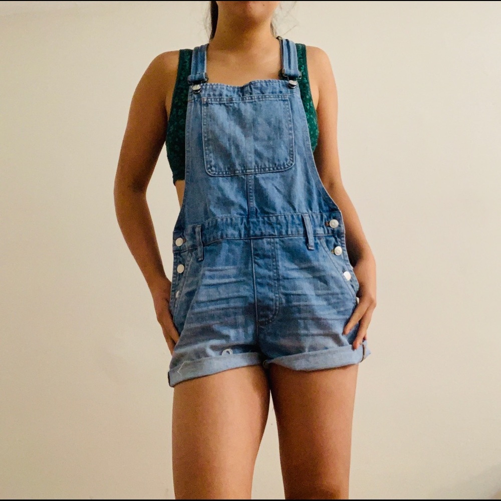 Madewell Short Overalls